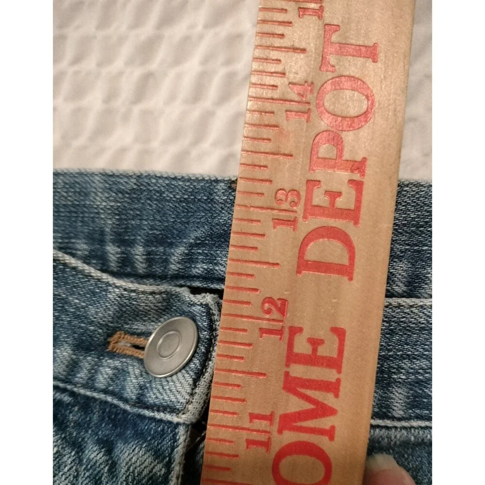 AUGUST MAX Women's Stretch Jeans Plus Size 5 1X/18W Adjustable Waist Wide Leg